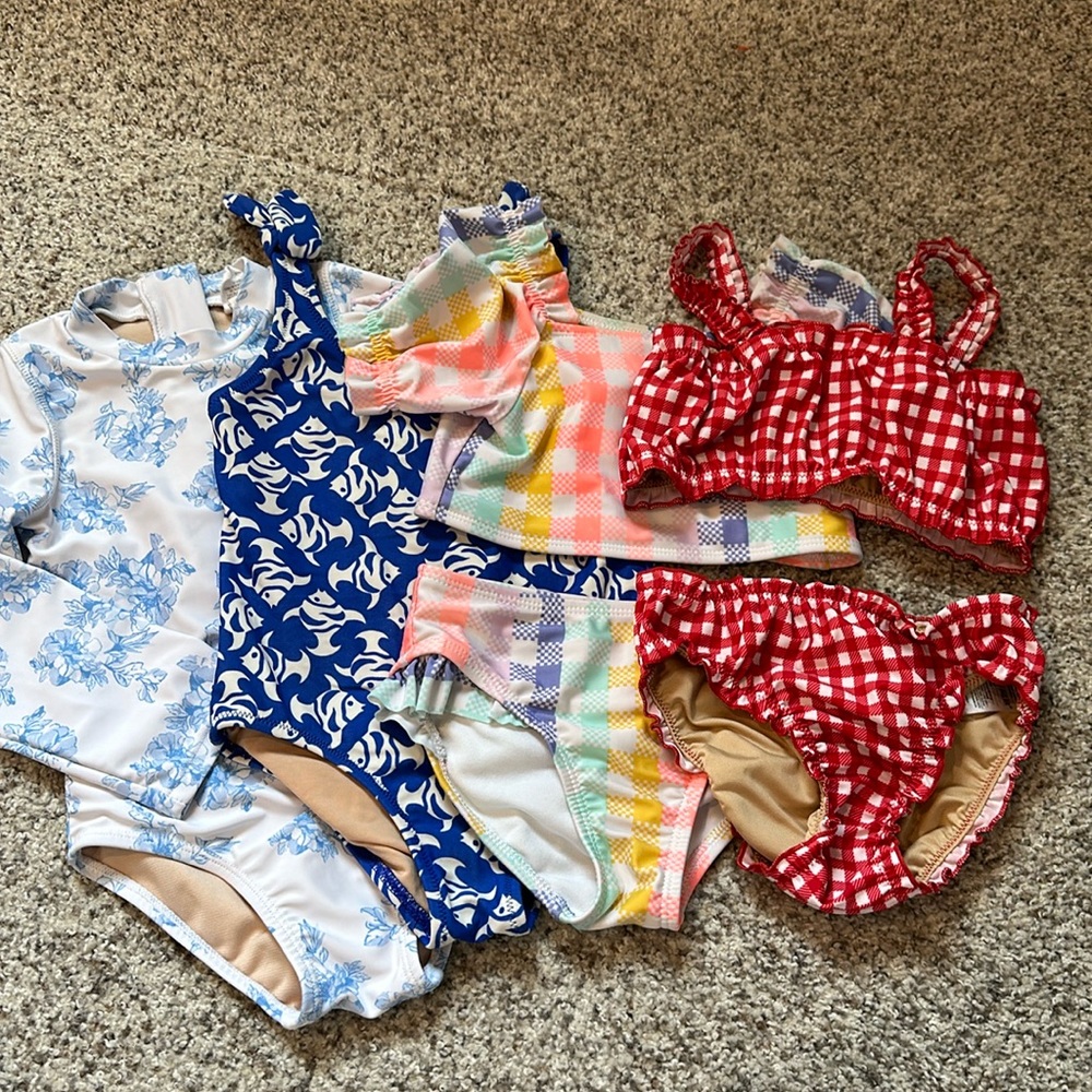 Lot of Toddler Swimsuits